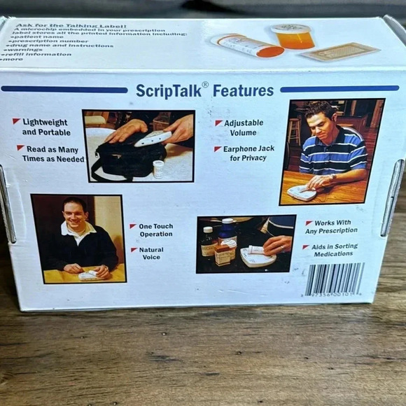 NWT SCRIPT TALK STATION Talking Prescription Medicine Meds RX Station - Picture 13 of 16